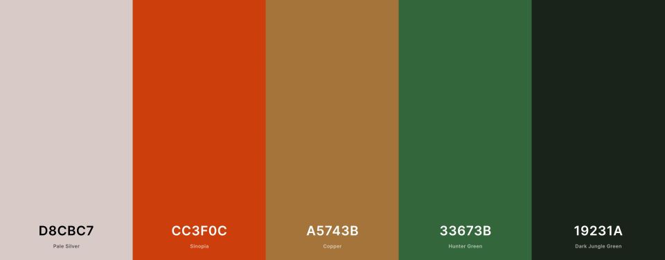 color palette for site